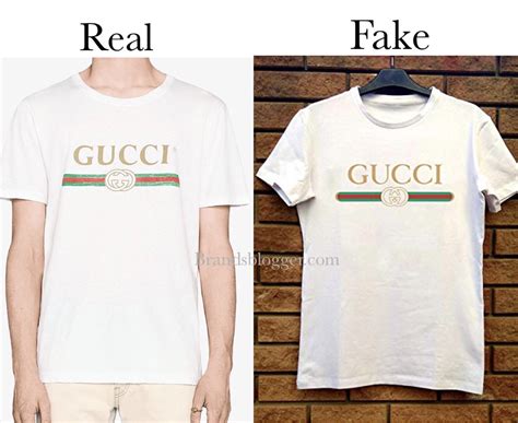 fake gucci t shirt vs real|bootleg gucci shirt chinatown market.